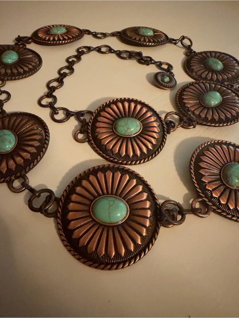Concho chain belt - Picture 2 of 2